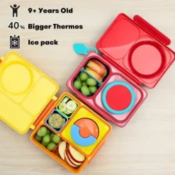 Omie Life OmieBox UP Insulated Bento Box (9+ years) - Cherry Pink