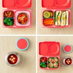 Omie Life OmieBox UP Insulated Bento Box (9+ years) - Cherry Pink
