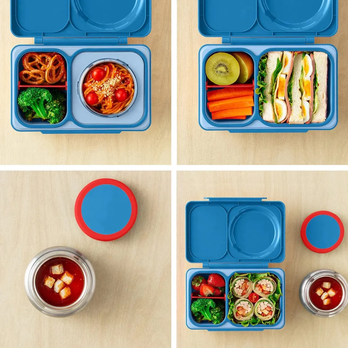 Omie Life OmieBox UP Insulated Bento Box (9+ years) - Cosmic Blue