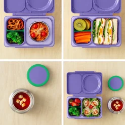 Omie Life OmieBox UP Insulated Bento Box (9+ years) - Galaxy Purple