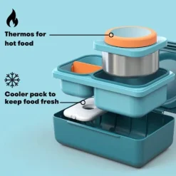 Omie Life OmieBox UP Insulated Bento Box (9+ years) - Teal Green