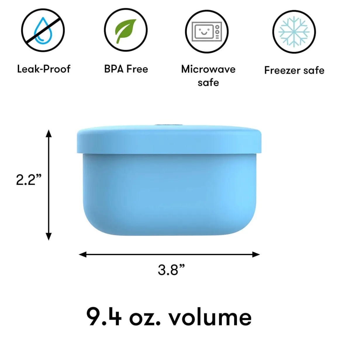 Omie Life OmieSnack Container - Blue