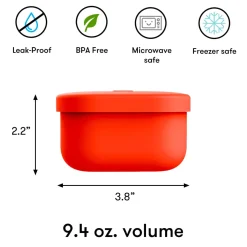 Omie Life OmieSnack Container - Red