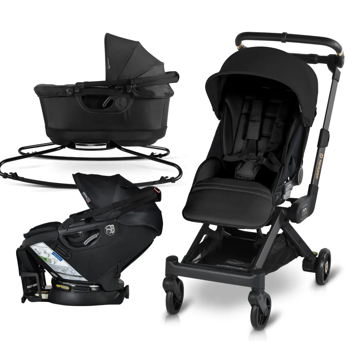 Orbit Baby M+ Stroll, Lounge, & Ride Travel System