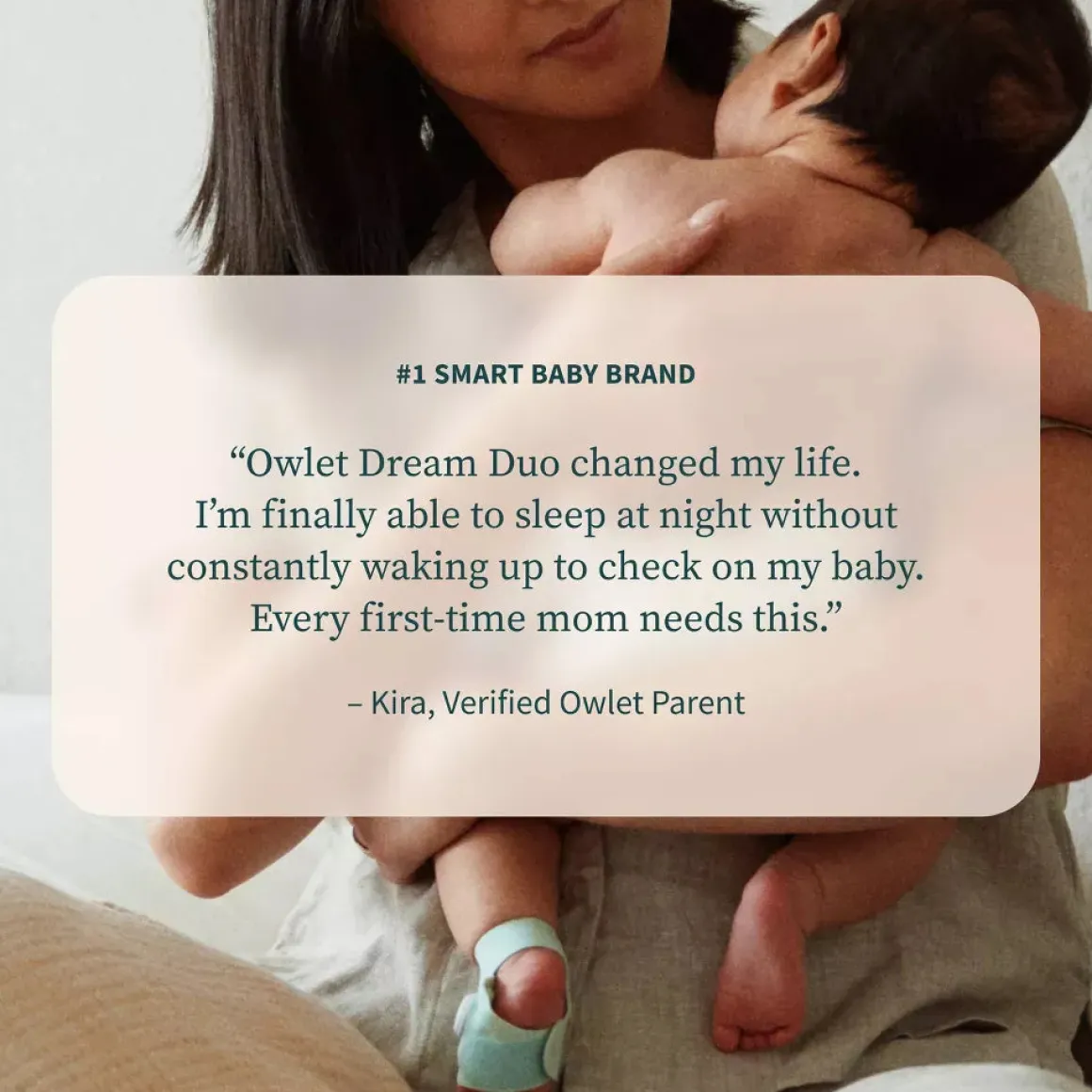 Owlet Dream Duo (Gen 3) Smart Baby Monitoring System - Bedtime Blue