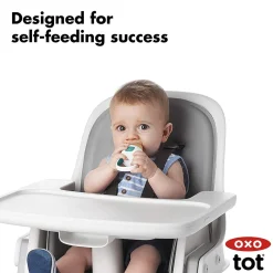 OXO Tot Silicone Self-Feeder 2 Pack - Teal / Navy