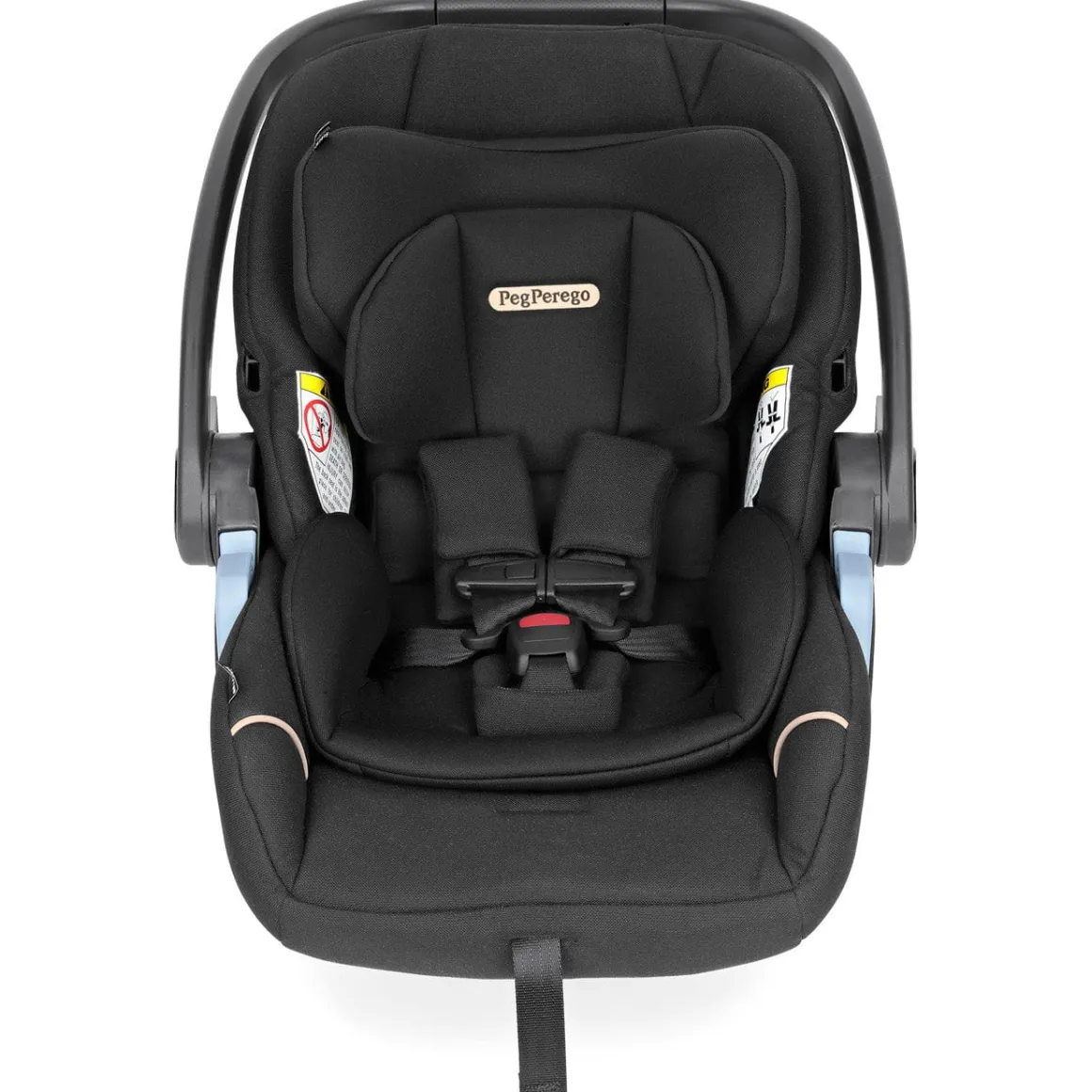 PEG City Loop Double Stroller + Primo Viaggio Lounge Travel System Bundle - Black / Vanilla Blend / Vanilla Blend