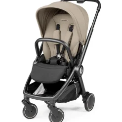 PEG City Loop Double Stroller + Primo Viaggio Urban Mobility Baseless Infant Car Seat Travel System Bundle - Black / Metal / True Black