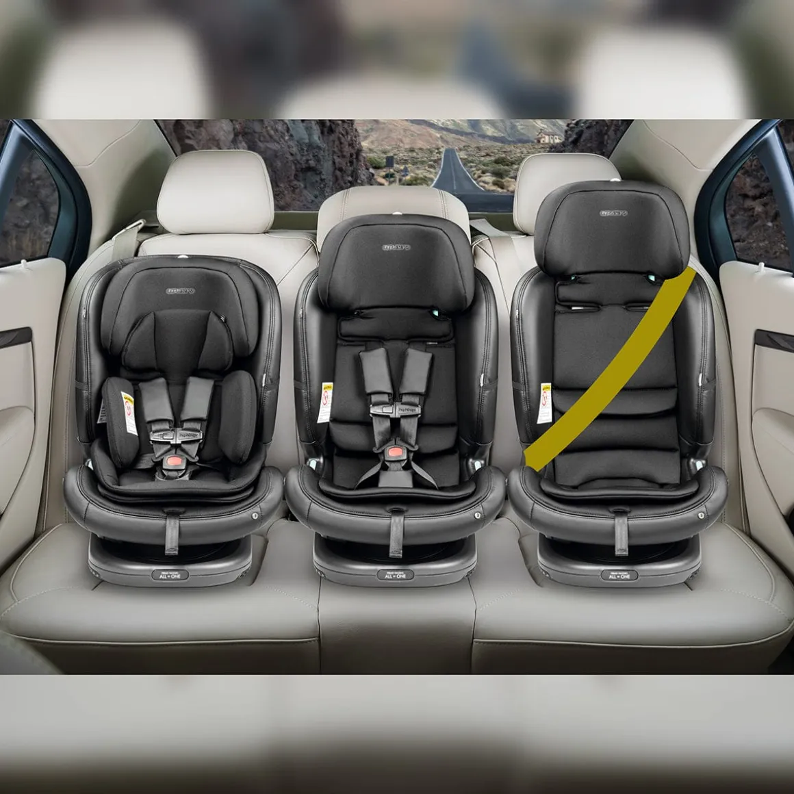 PEG Primo Viaggio All-In-One Convertible Car Seat - Licorice