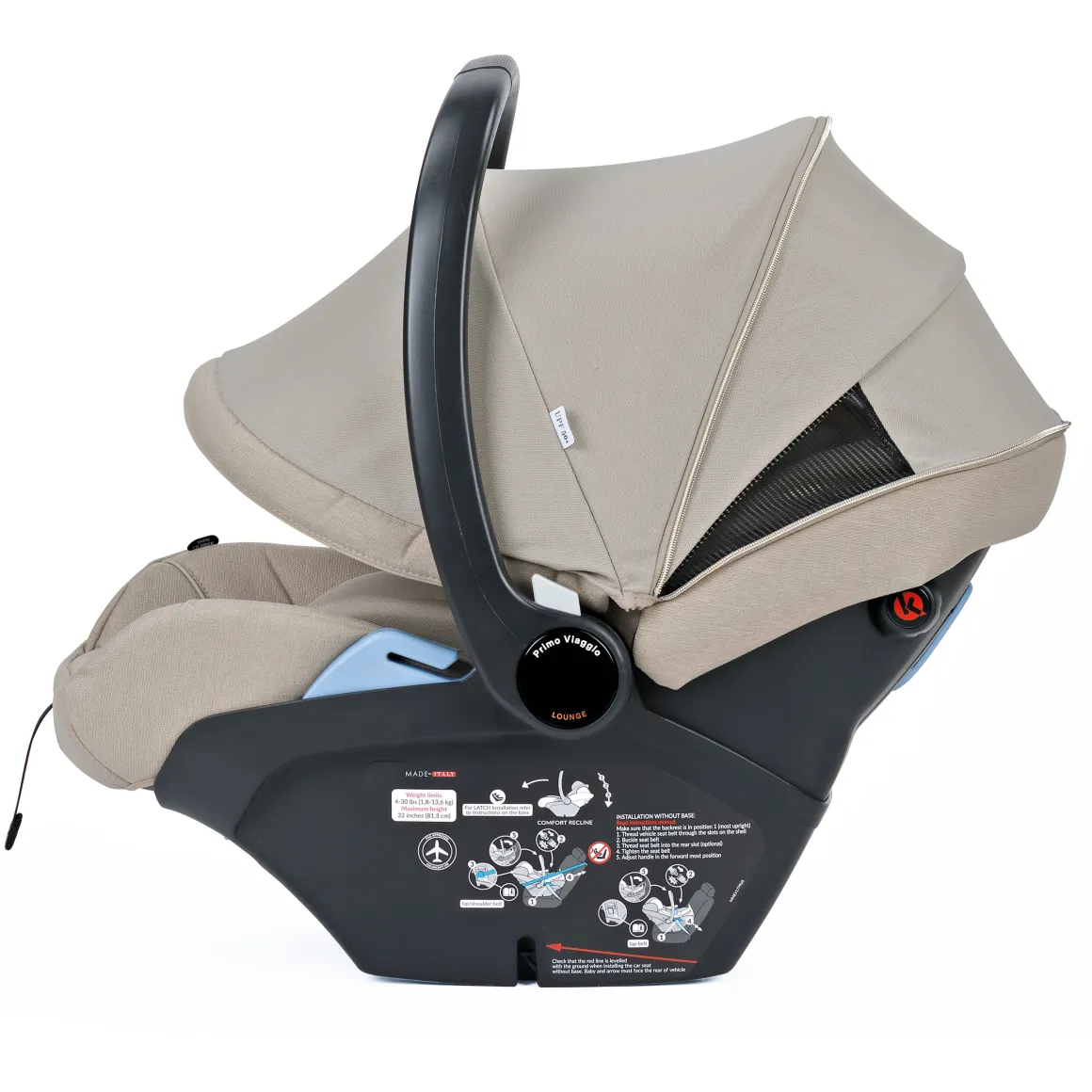 PEG Primo Viaggio Lounge Reclining Infant Car Seat - Astral