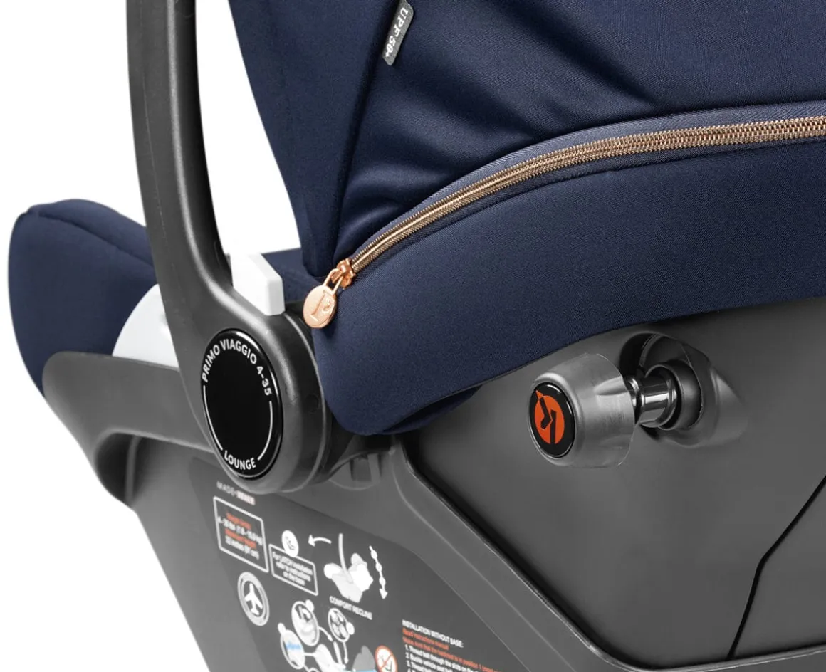 PEG Primo Viaggio Lounge Reclining Infant Car Seat - Blue Shine