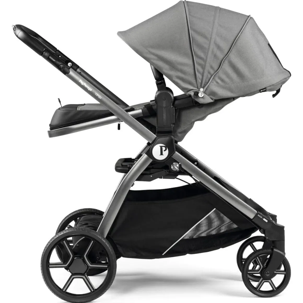 PEG YPSI Single-to-Double Stroller - Mercury