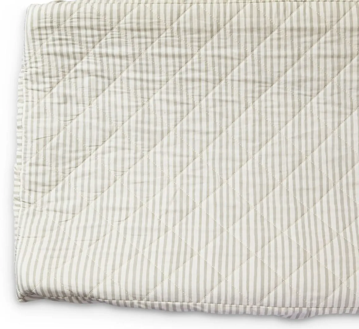 Petit Pehr Changing Pad Cover - Stripes Away Pebble