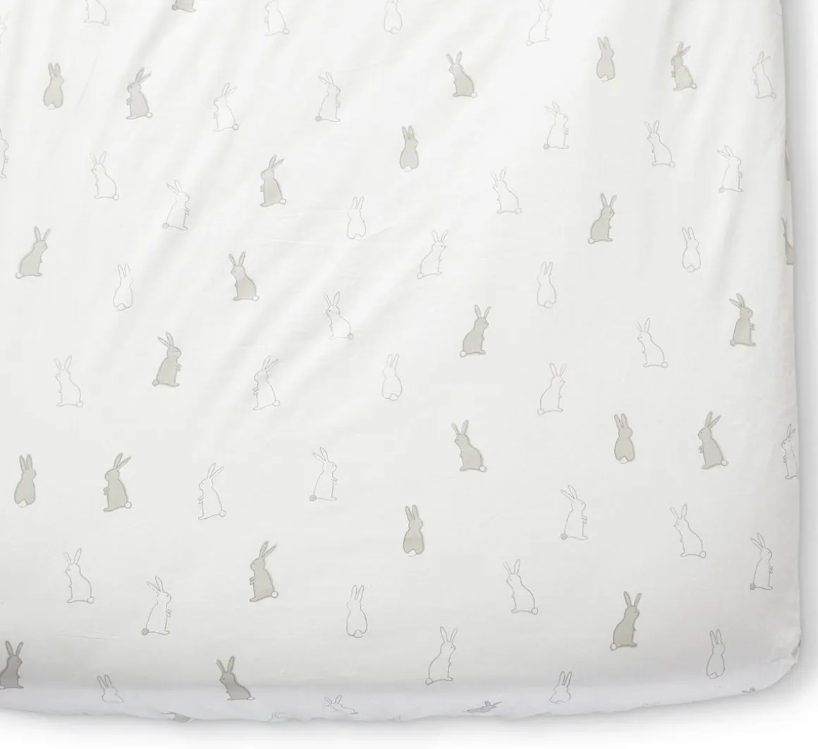 Petit Pehr Crib Sheet - Bunny Hop