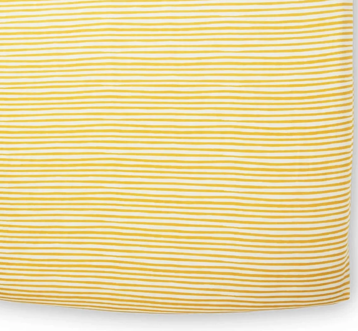 Petit Pehr Crib Sheet - Stripes Away Marigold