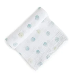 Petit Pehr Organic Swaddle - Luna Dusk (Blue)
