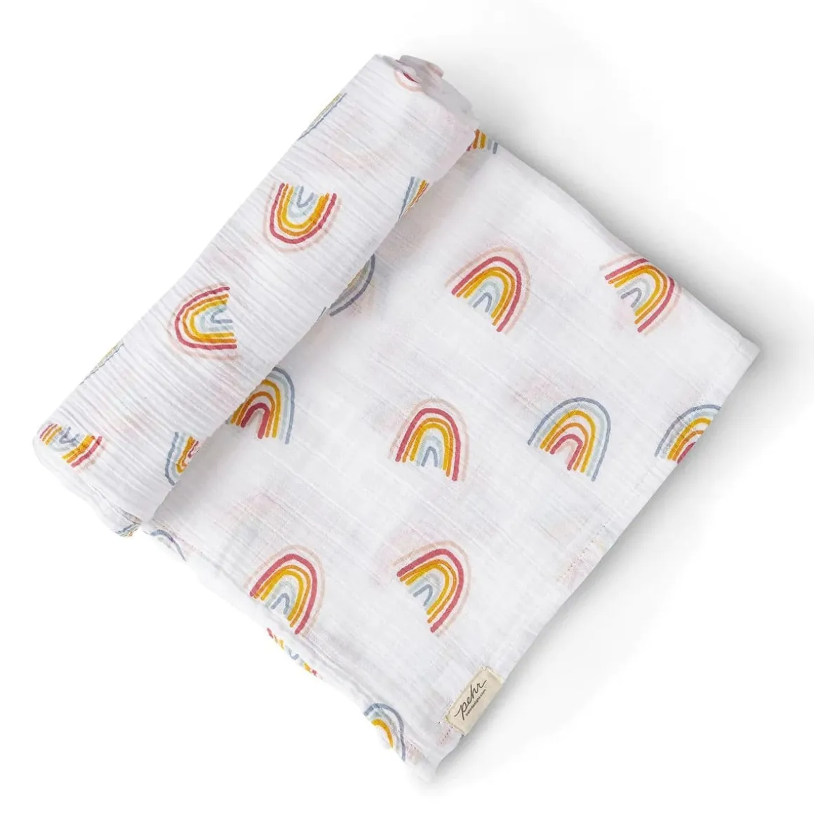 Petit Pehr Organic Swaddle - Rainbows