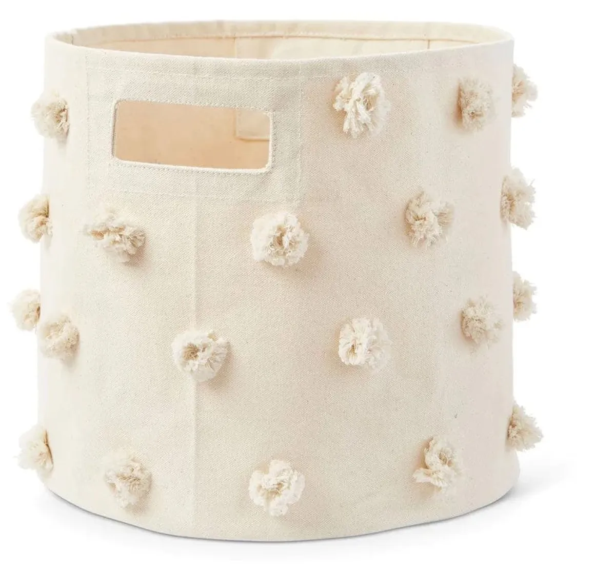 Petit Pehr Pom Pom Basket - Bin - Natural