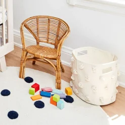 Petit Pehr Pom Pom Basket - Bin - Natural
