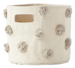 Petit Pehr Pom Pom Basket - Mini - Grey