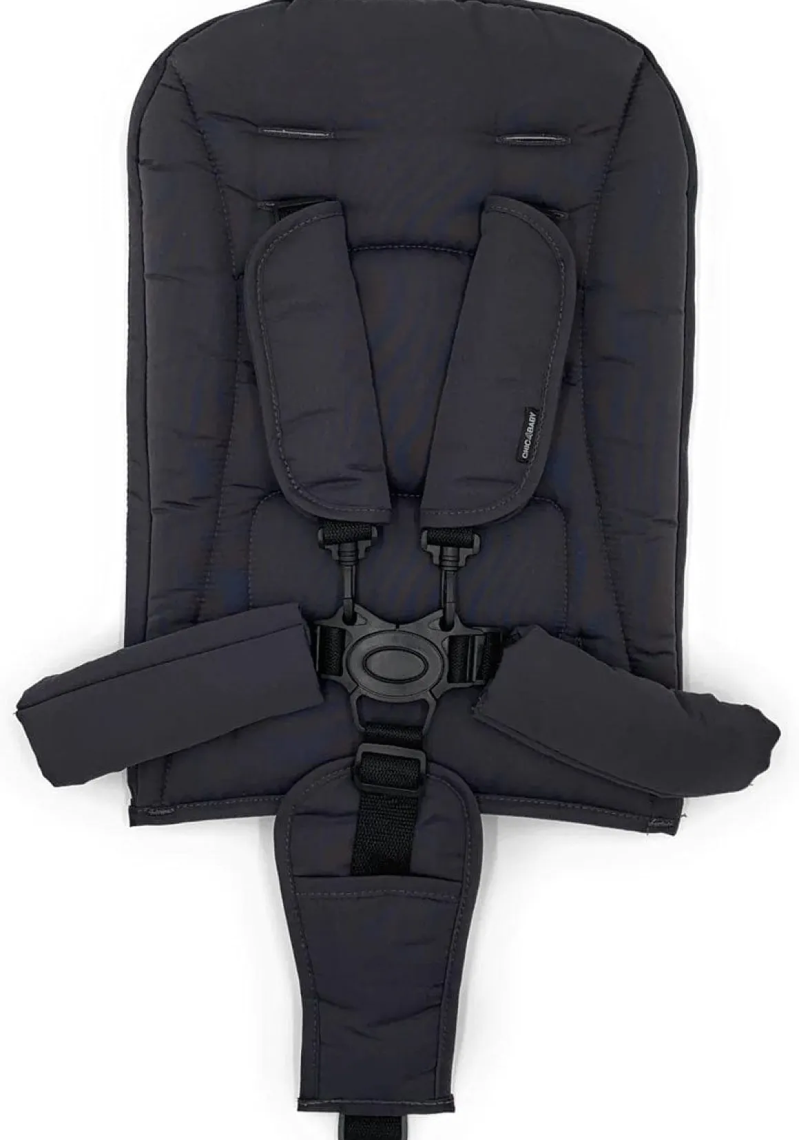 Pronto Squared (2 Seater) Stroller Wagon - Black Frame / Space Grey