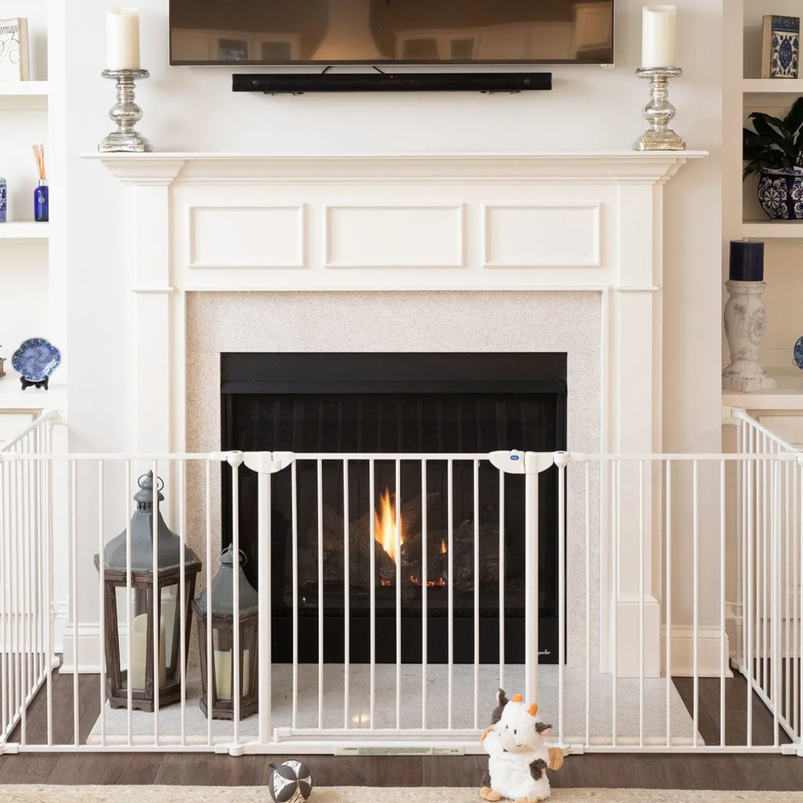 Qdos Construct-A-Gate Long Section (23.5 in) - White