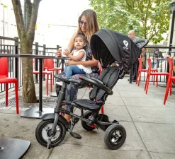 Q Play Rito Plus Folding Stroller Trike - Black
