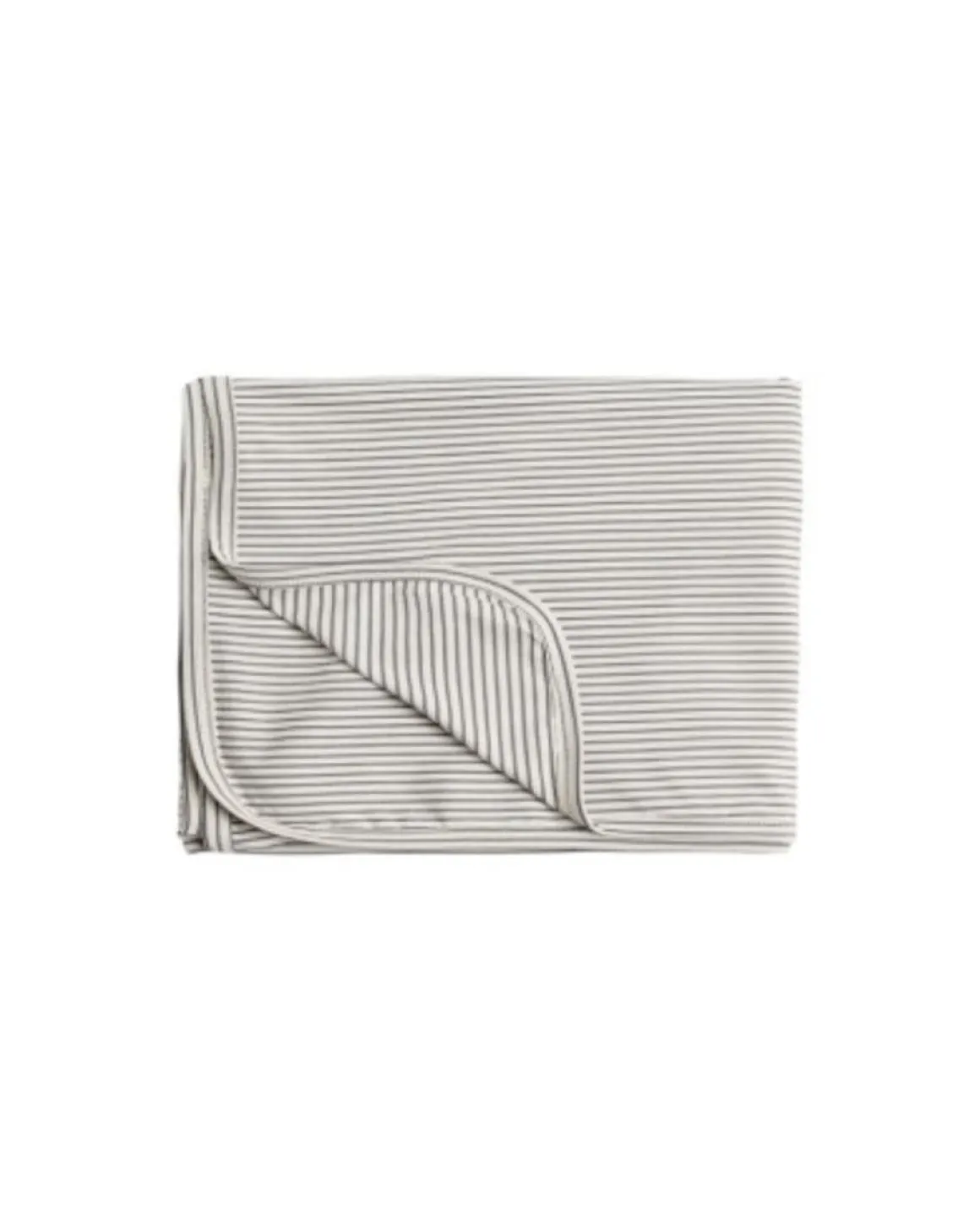 Quincy Mae Bamboo Swaddle Blue Microstripe - Blue