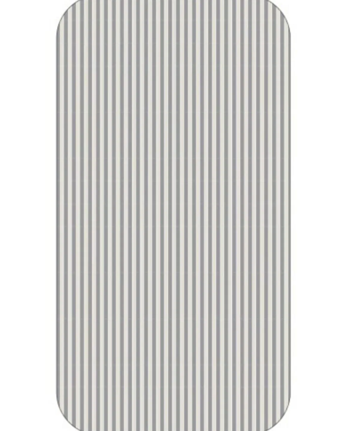 Quincy Mae Changing Pad Cover Vintage Stripe - Slate