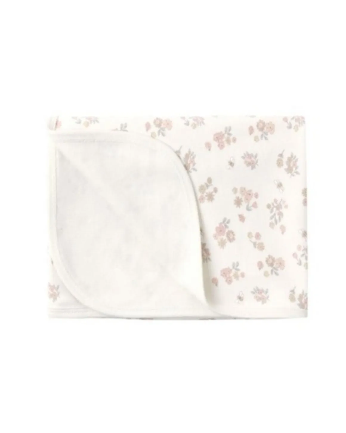 Quincy Mae Swaddle Garden Floral - Ivory