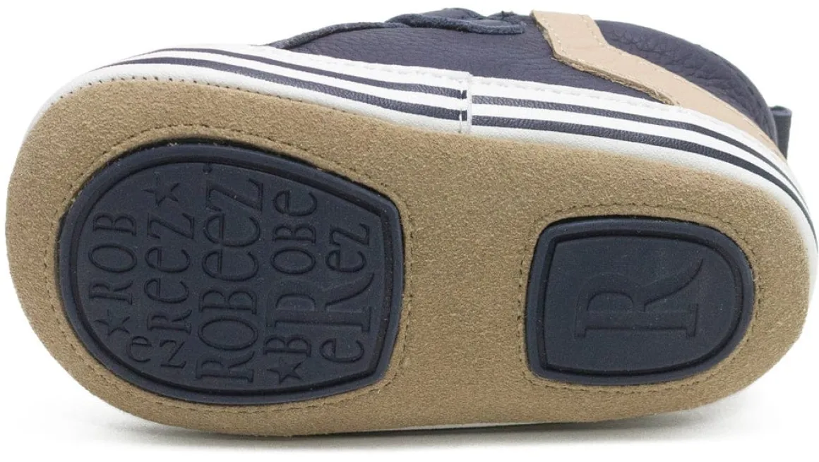 Robeez First Kicks Adam - Navy, 6-9 months