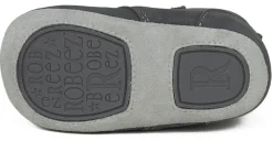 Robeez First Kicks Thiago - Charcoal, 9-12 months
