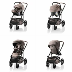 Romer Juni + Tura Travel System With Versa Base - Truffle