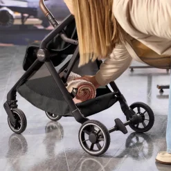 Romer Lani Ultra-Lightweight Compact Stroller + Juni Travel System Bundle - Peppercorn