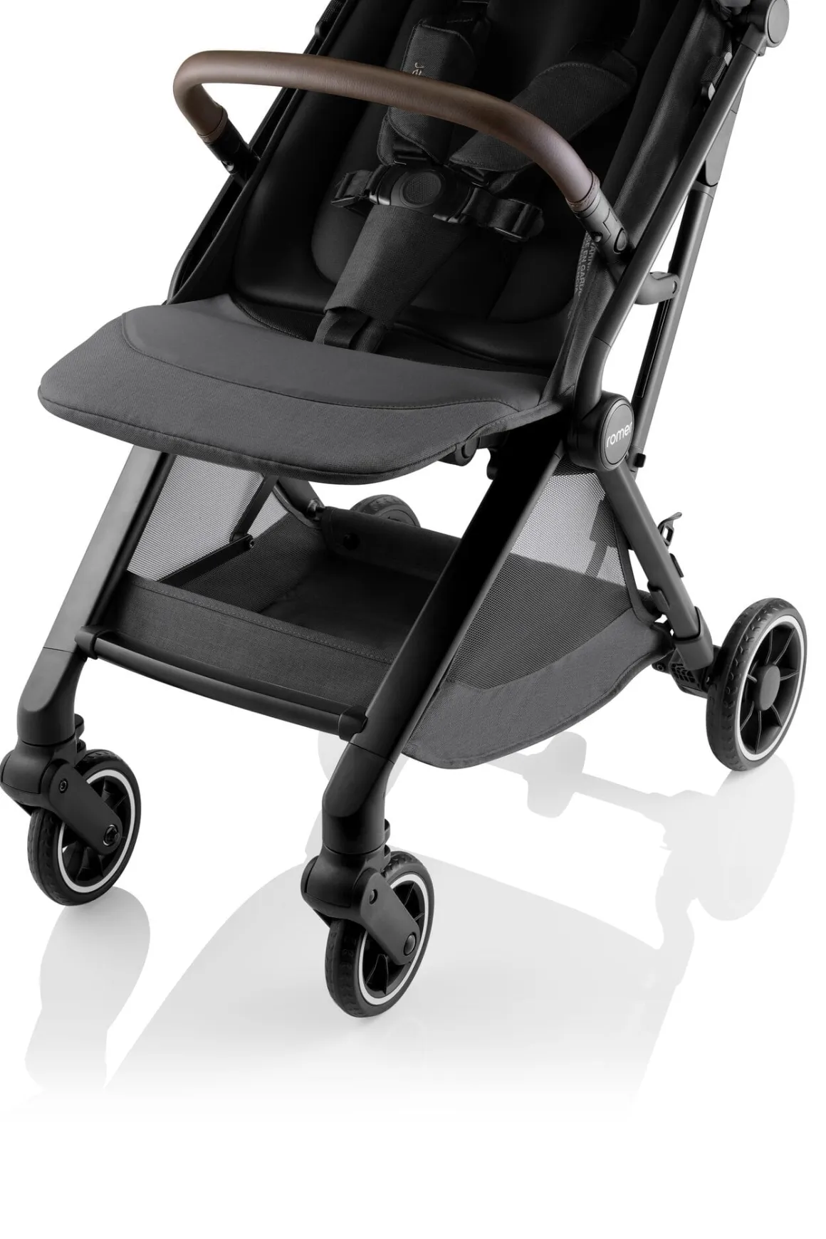 Romer Lani Ultra-Lightweight Compact Stroller + Juni Travel System Bundle - Peppercorn