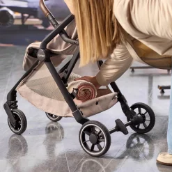 Romer Lani Ultra-Lightweight Compact Stroller + Juni Travel System Bundle - Truffle