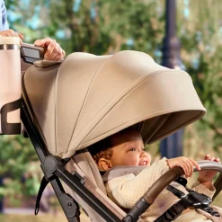 Romer Lani Ultra-Lightweight Compact Stroller + Juni Travel System Bundle - Truffle