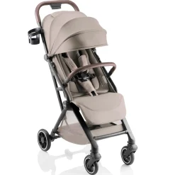 Romer Lani Ultra-Lightweight Compact Stroller + Juni Travel System Bundle - Truffle