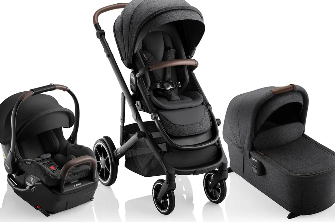 Romer Tura Complete Newborn Travel System Bunde - Peppercorn