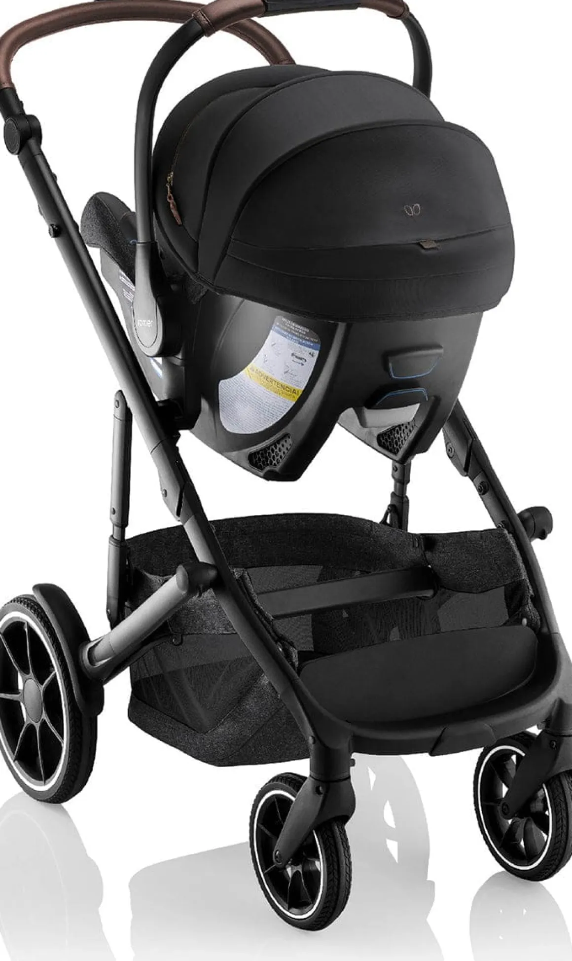 Romer Tura Complete Newborn Travel System Bunde - Peppercorn