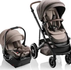 Romer Tura + Juni Travel System Bundle - Truffle