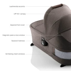 Romer Tura Stroller + Sera Bassinet Bundle - Truffle