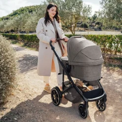 Romer Tura Stroller + Sera Bassinet Bundle - Truffle