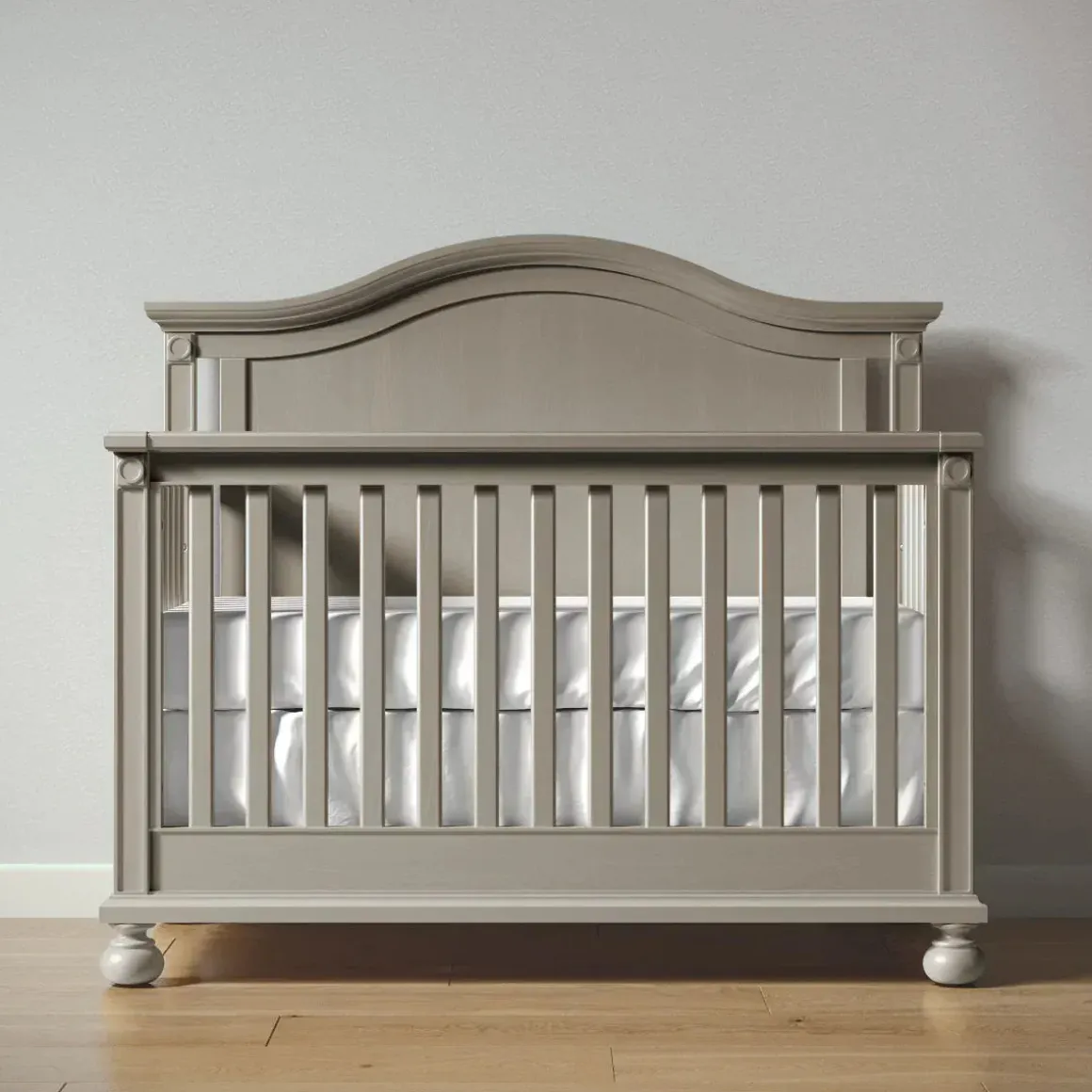 Romina Furniture Dakota Convertible Crib (Solid Back)