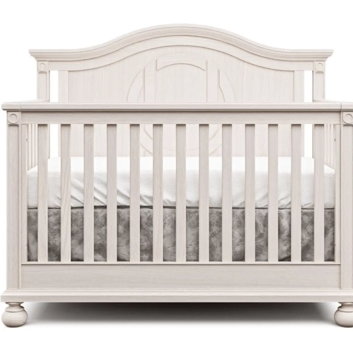 Romina Furniture Dakota Convertible Crib (Solid Back)