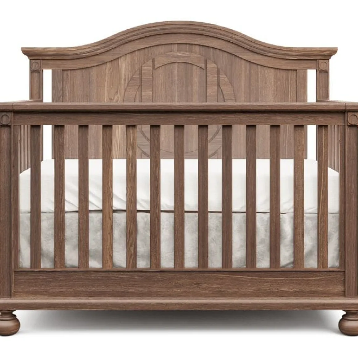 Romina Furniture Dakota Convertible Crib (Solid Back)