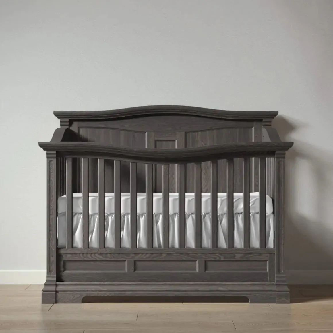 Romina Furniture Imperio Convertible Crib (Solid Panel)