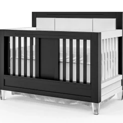 Romina Furniture Millenario Convertible Crib (Tufted)