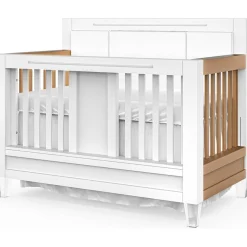 Romina Furniture Millenario Convertible Crib (Tufted)