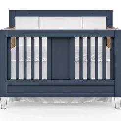 Romina Furniture Millenario Convertible Crib (Tufted)